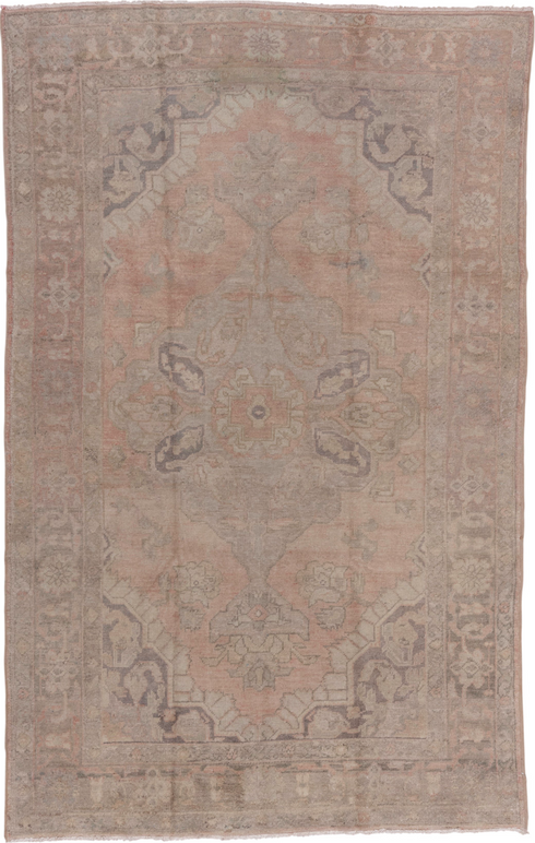 Vintage Oushak Area Rug (6' x 10')